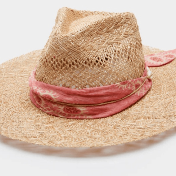 Wyeth Accessories - NEW!rare Boho Wyeth straw rancher hat